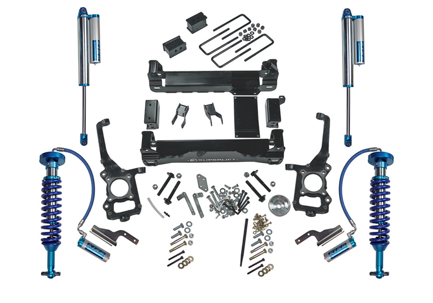 Superlift K128KG 4.5in. King Edition Lift Kit-15-20 F150 w/Kng Frt Coilovrs/King Res Rr Shks 4WD Superlift K128KG