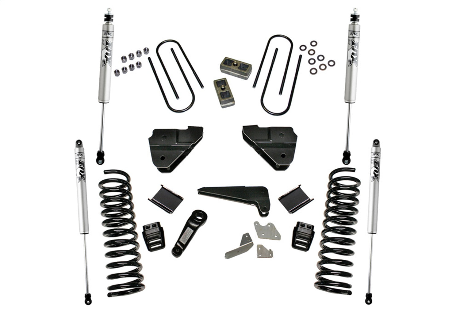 Superlift K146F 4in. Lift Kit w/FOX Shocks-13-18 Ram 3500 4WD Diesel w/out Radius Arms Superlift K146F