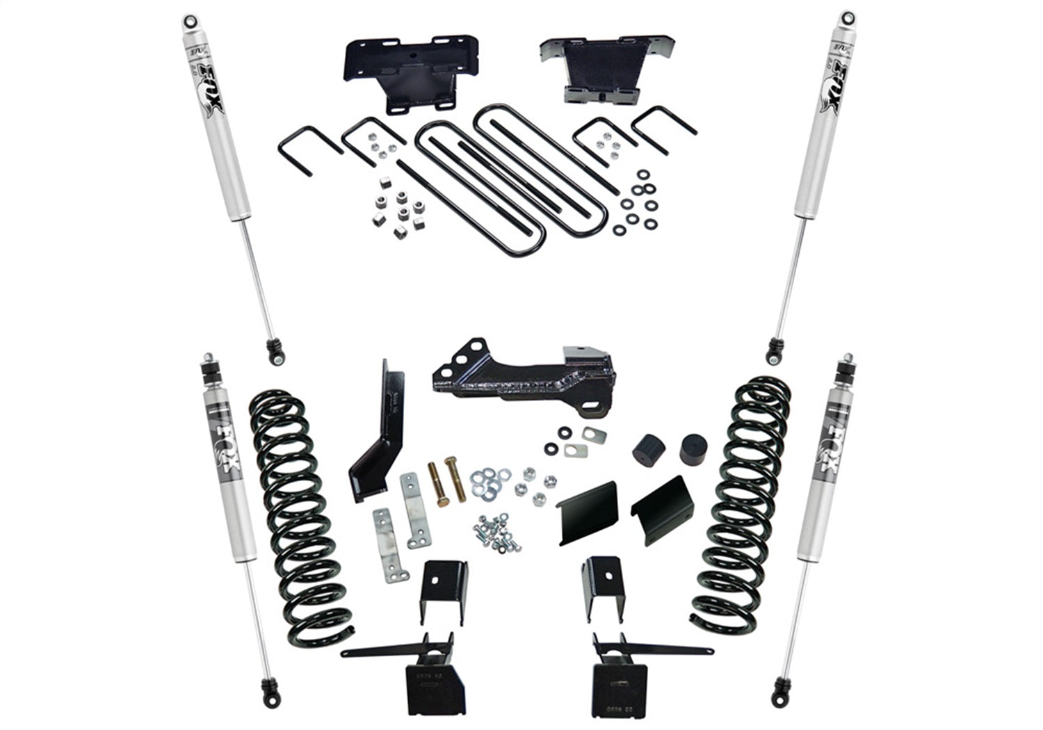 Superlift K165F 4in. Lift Kit w/FOX Shocks-17-22 F250/350 4WD Diesel w/Radius Arms Superlift K165F