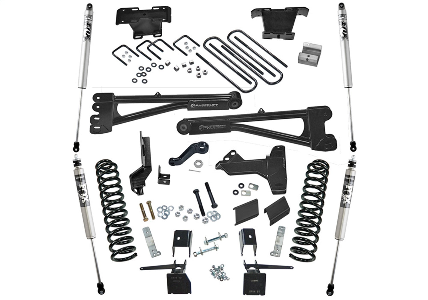 Superlift K169F 6in. Lift Kit w/FOX Shocks-17-22 F250/350 4WD Diesel w/Radius Arms Superlift K169F