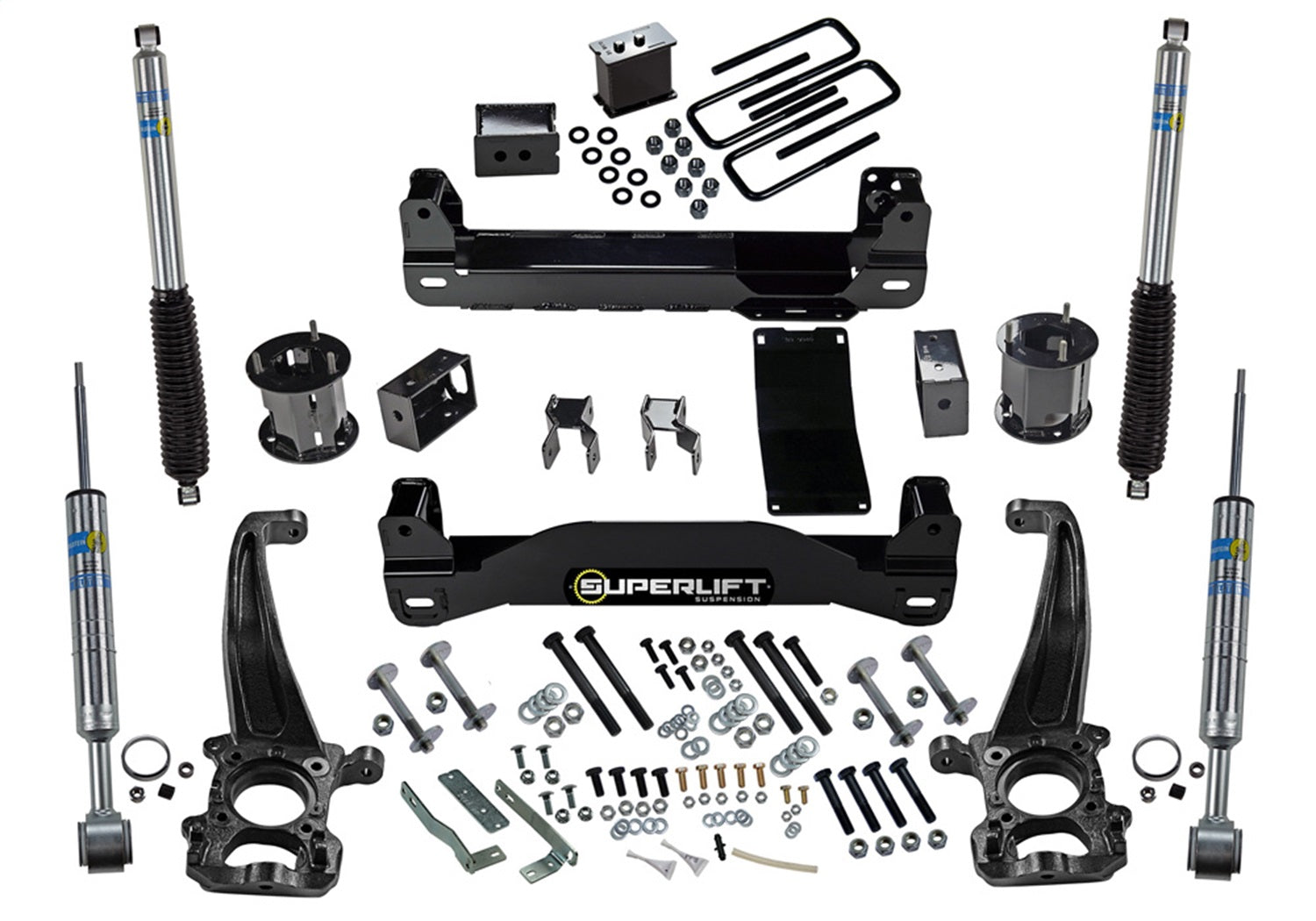 Superlift K174B 6 inch Lift Kit-2004-2008 Ford F-150 4WD-with Bilstein Rear Shocks Superlift K174B