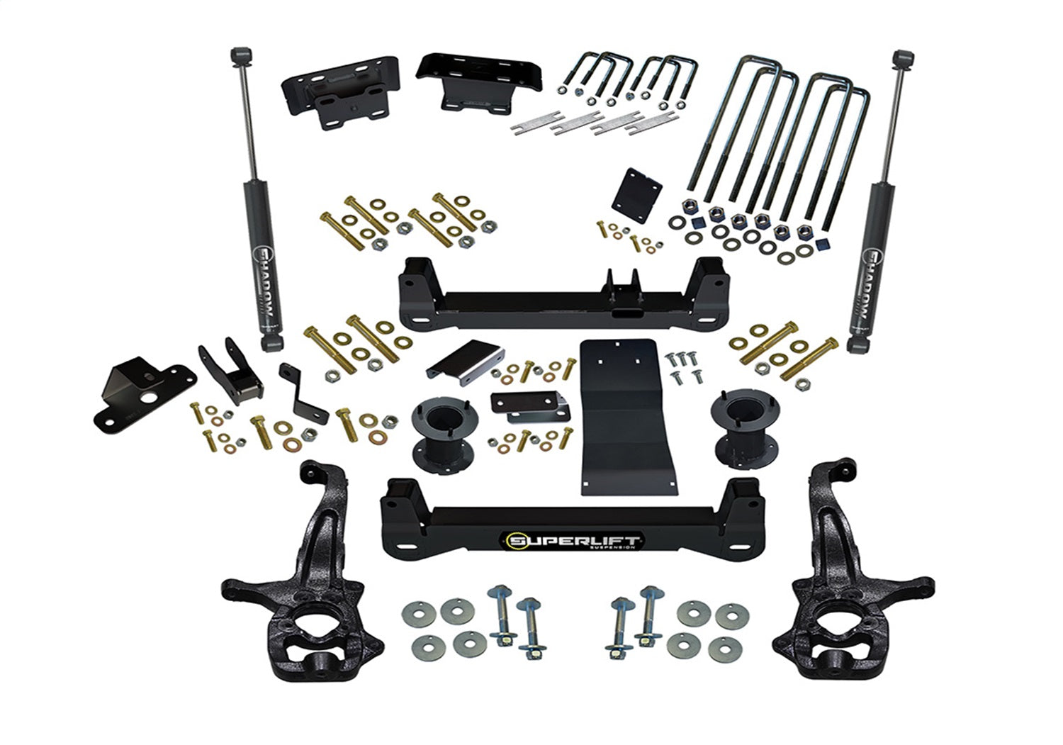 Superlift K182 6in. Lift Kit-19 (New Body)-22 Silv/Sierra1500 4WD w/SLShks (exc Trailboss/AT4) Superlift K182