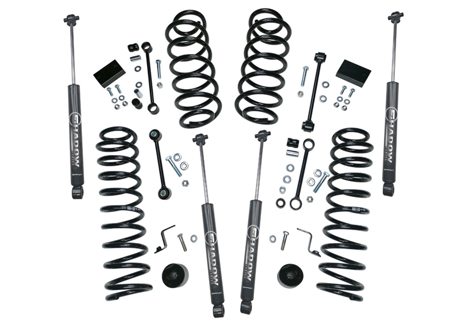 Superlift K188 2.5in. LIFT KIT-18-20 JP JL WRGLR-4 DR W/SHADOW SERIES SHOCKS Superlift K188