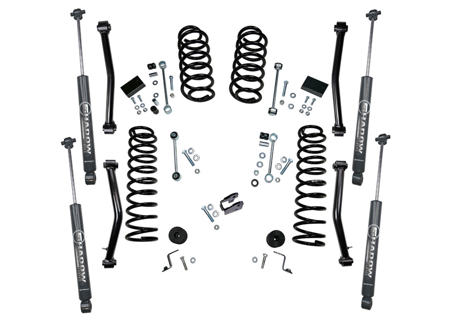 Superlift K189 4in. LIFT KIT-18-20 JP JL WRGLR-4 DR W/SHADOW SERIES SHOCKS Superlift K189