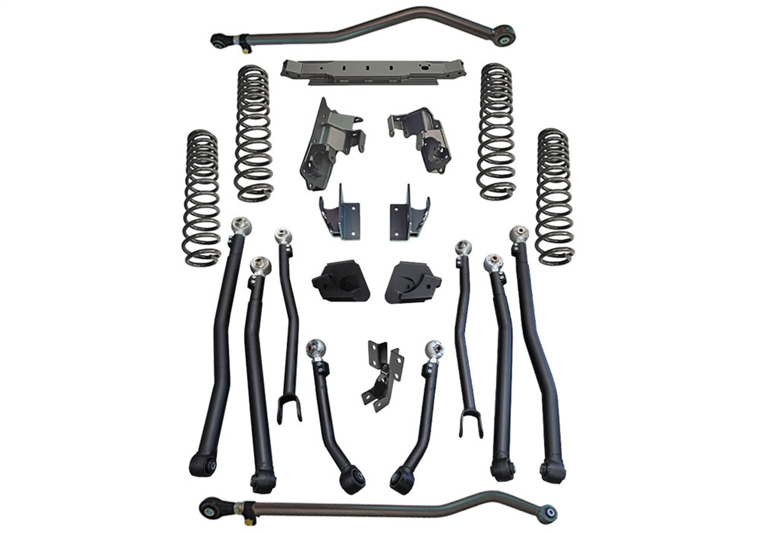 Superlift K199FX 4in. Rock Runner Series Lift Kit w/Fox 2.0 Res Shocks-18-23Wrangler JLU 4WD-4Dr Superlift K199FX