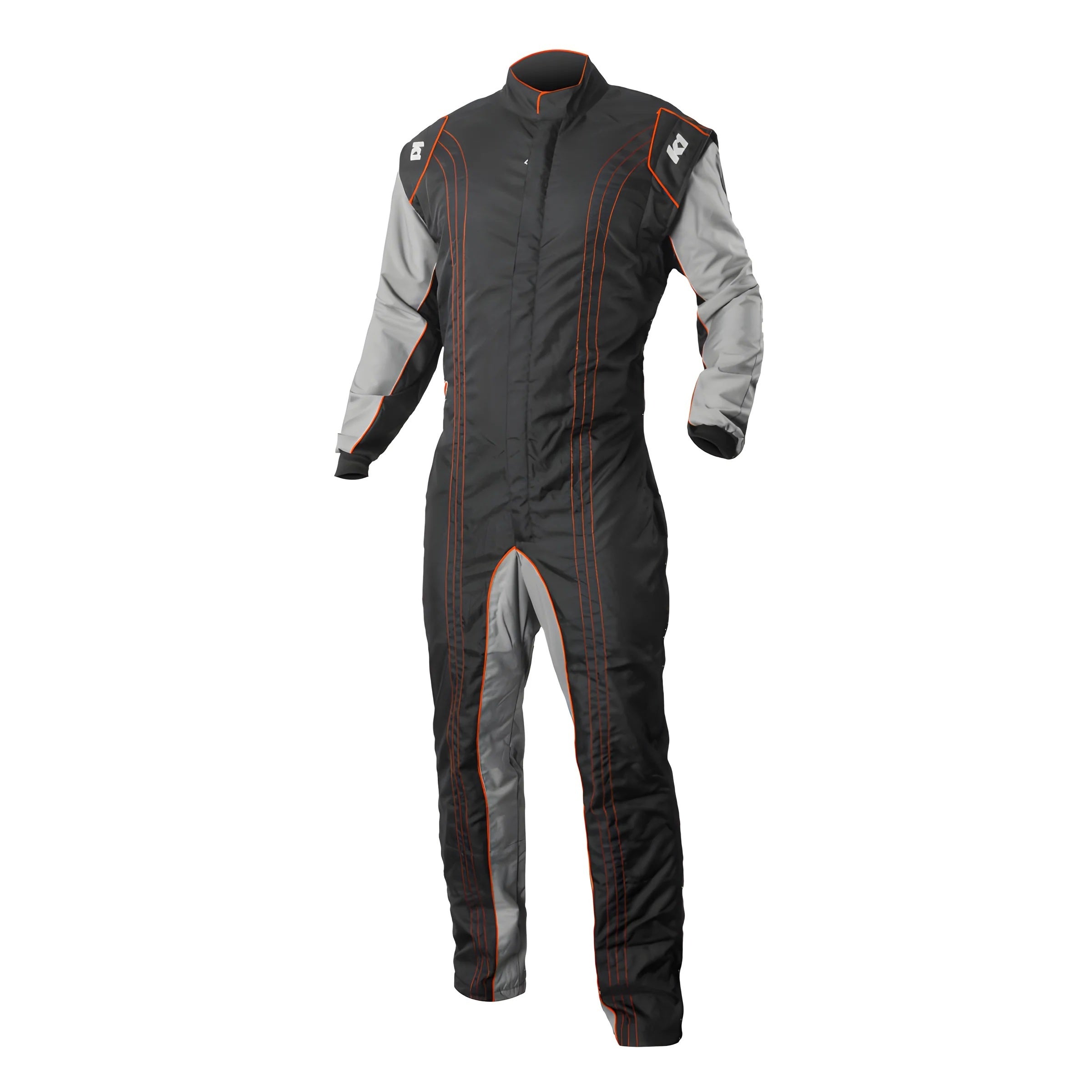 K1 RaceGear 10-GK2-O-3XL Suit Karting GK2 Adult 3X-Large Black/Orange K1 RaceGear 10-GK2-O-3XL