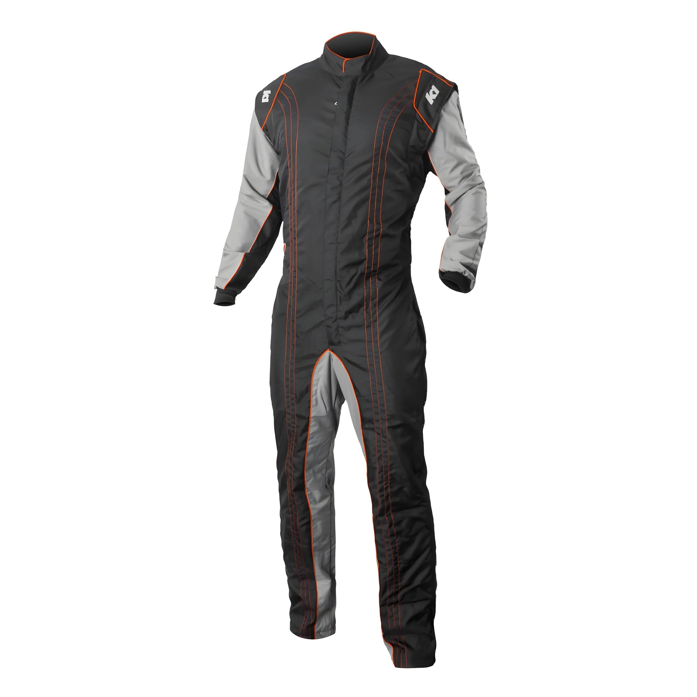 K1 RaceGear 10-GK2-O-6XS Suit Karting GK2 Youth 6X-Small Black/Orange K1 RaceGear 10-GK2-O-6XS