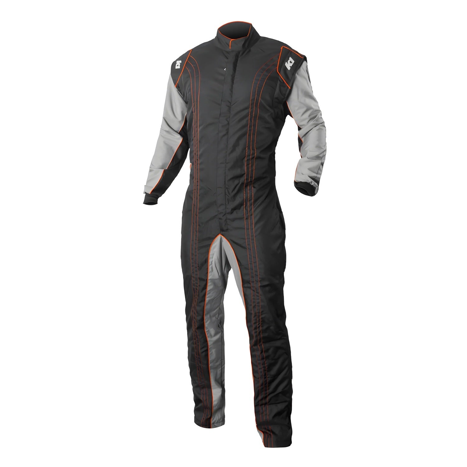 K1 RaceGear 10-GK2-O-L Suit Karting GK2 Adult Large Black/Orange K1 RaceGear 10-GK2-O-L