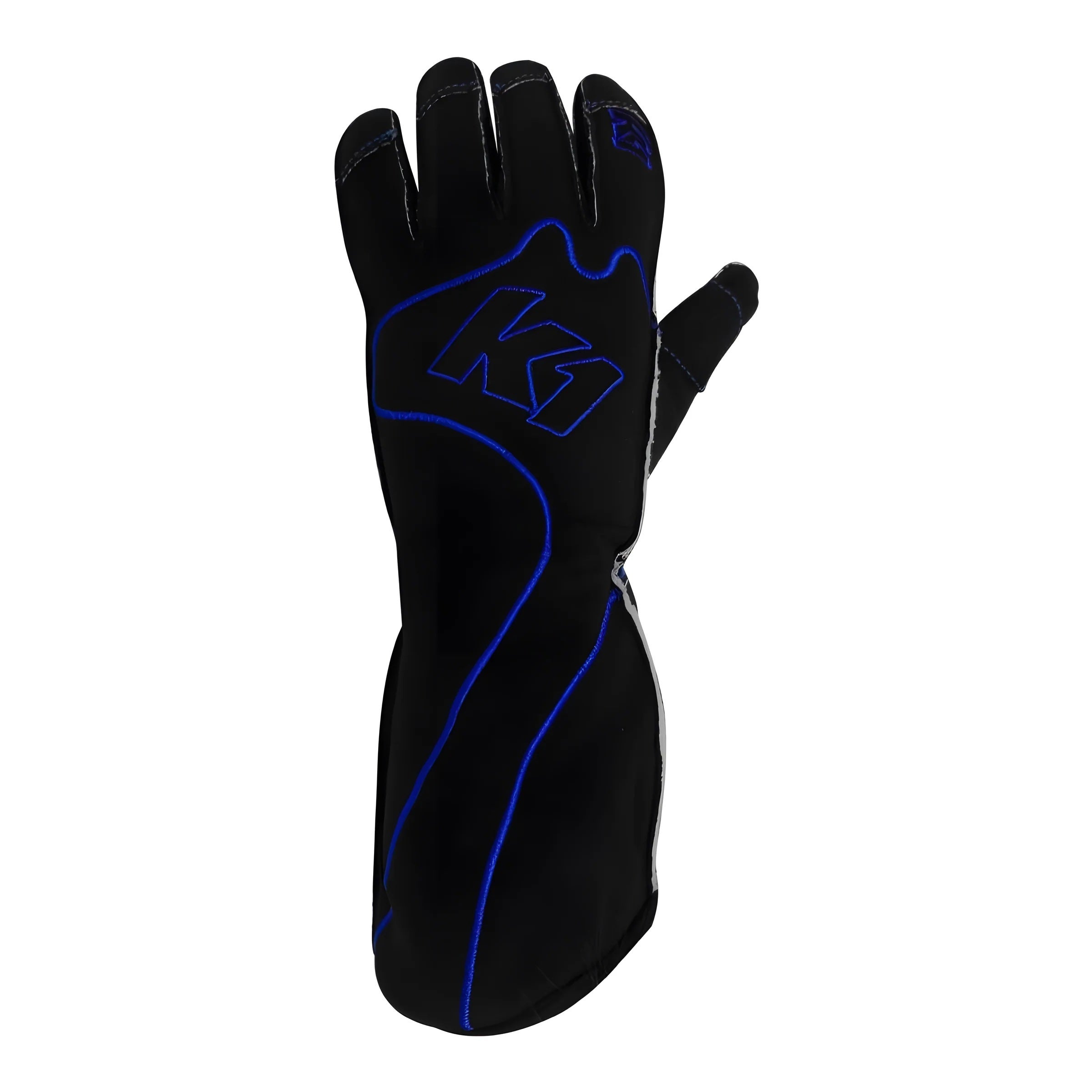 K1 RaceGear 13-RS1-B-4XS Gloves Karting RS1 Youth 4X-Small Black/Blue K1 RaceGear 13-RS1-B-4XS