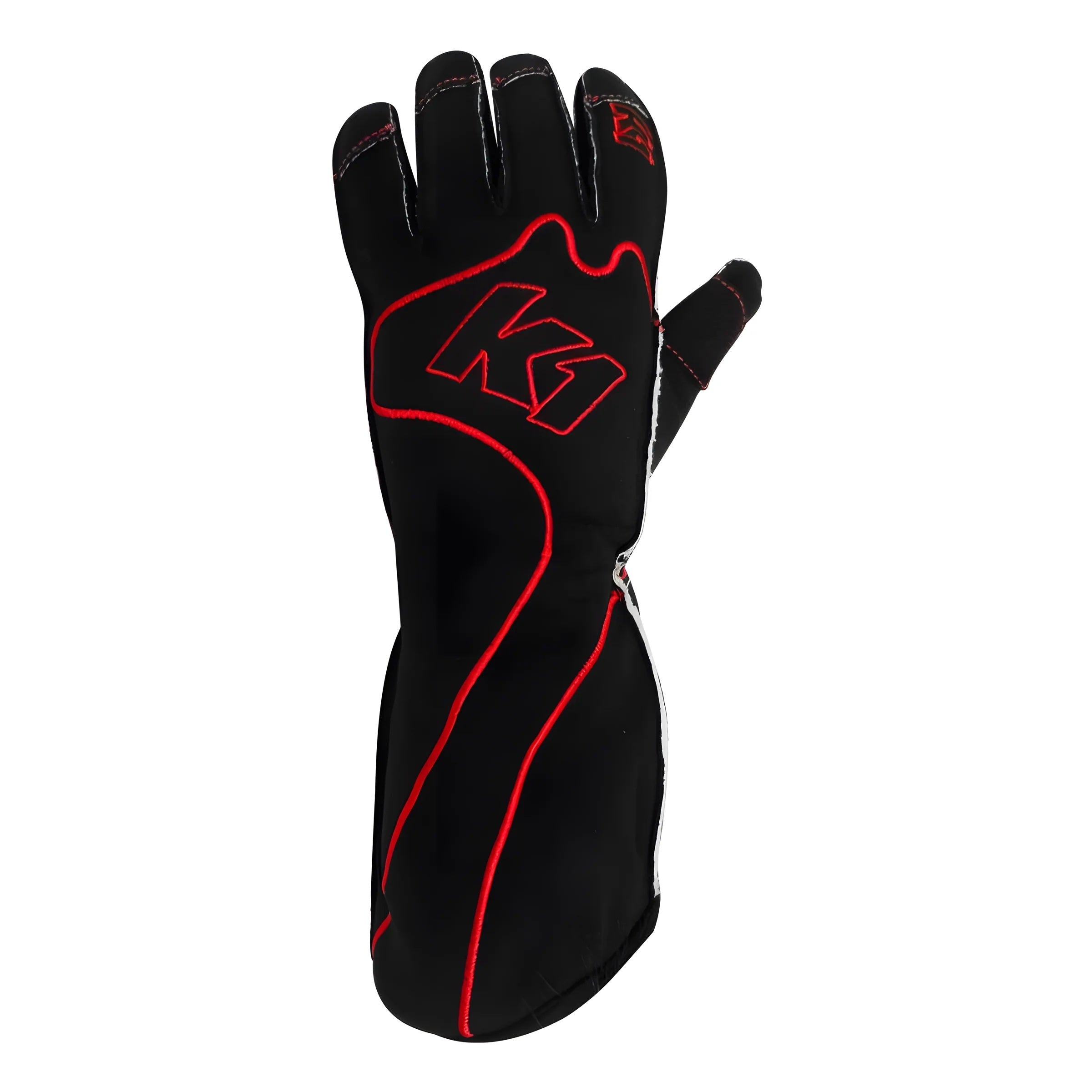 K1 RaceGear 13-RS1-R-XL Gloves Karting RS1 Adult X-Large Black/Red K1 RaceGear 13-RS1-R-XL