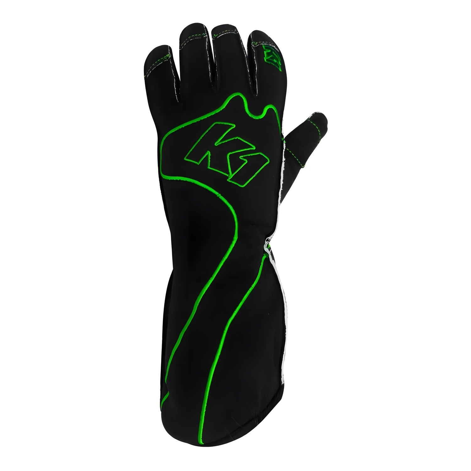 K1 RaceGear 13-RS1-V-M Gloves Karting Adult RS4 Medium Black/Green K1 RaceGear 13-RS1-V-M