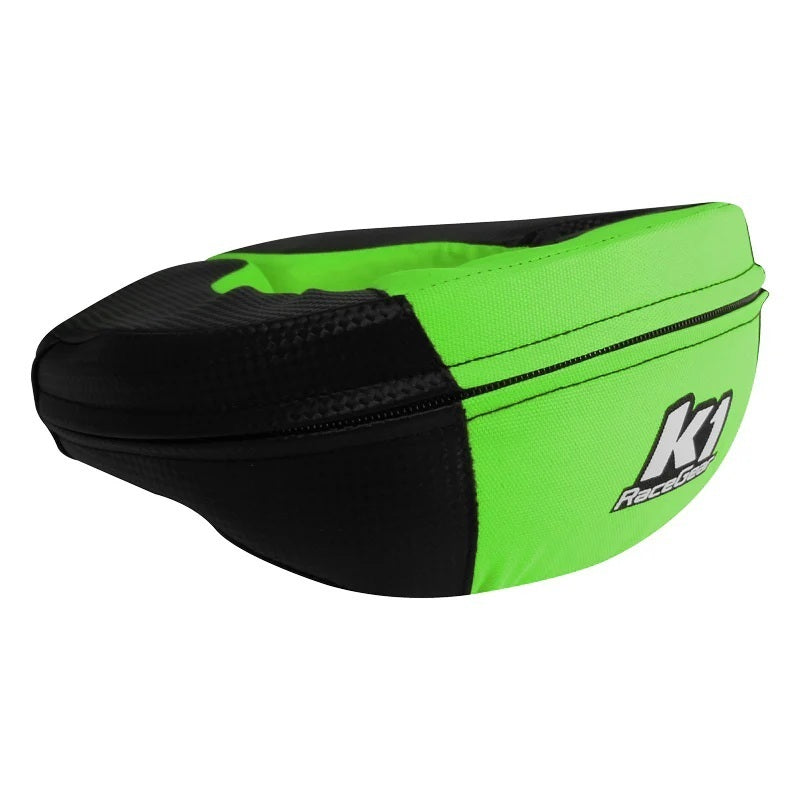 K1 RaceGear 15-NEC-CAV-J Neck Collar Karting Junior Carbon / Green K1 RaceGear 15-NEC-CAV-J