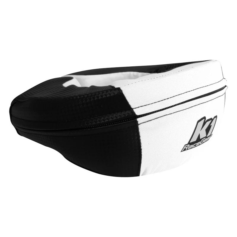 K1 RaceGear 15-NEC-CAW-A Neck Collar Karting Adult Carbon / White K1 RaceGear 15-NEC-CAW-A
