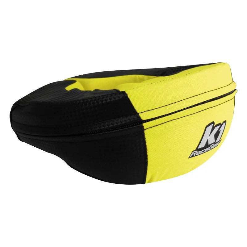 K1 RaceGear 15-NEC-CAY-A Neck Collar Karting Adult Carbon / Yellow K1 RaceGear 15-NEC-CAY-A
