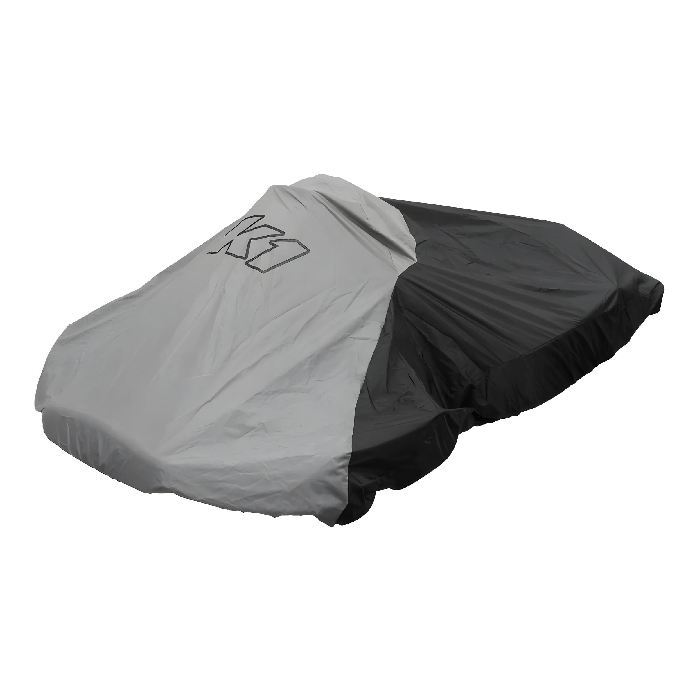K1 RaceGear 18-NKC-N Kart Cover GO Nylon Black / Gray K1 RaceGear 18-NKC-N