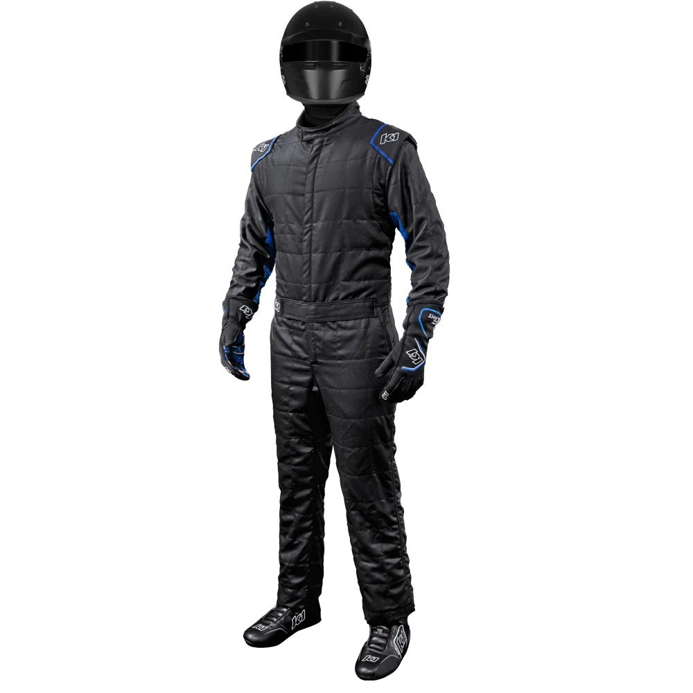 K1 RaceGear 20-OTL-NB-LXL Suit Outlaw Lrg / X-Lrg Black / Blue SFI 3.2A/5 K1 RaceGear 20-OTL-NB-LXL