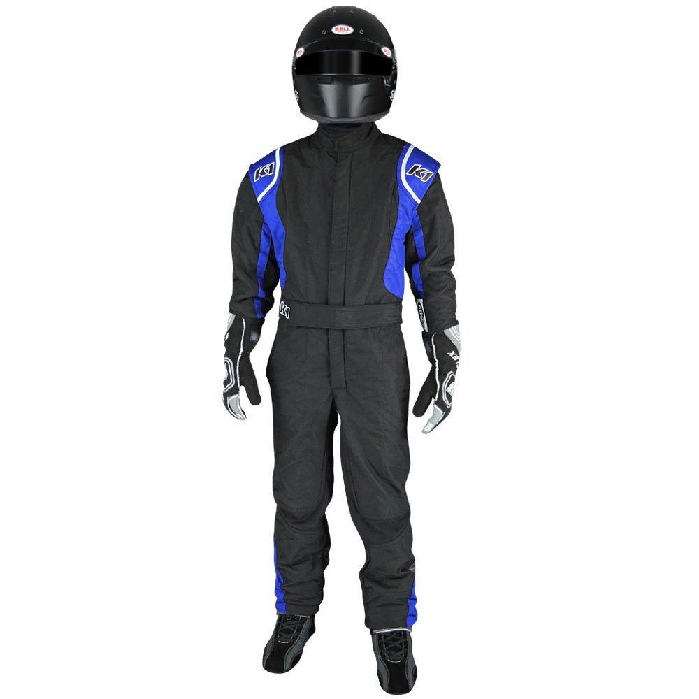 K1 RaceGear 20-PRY-NB-6XS Suit Precision II 6X- Small Black/Blue K1 RaceGear 20-PRY-NB-6XS