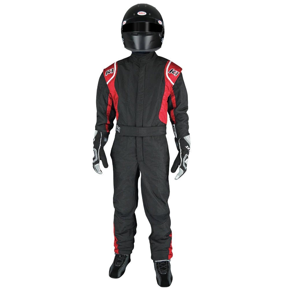 K1 RaceGear 20-PRY-NR-6XS Suit Precision II 6X- Small Black/Red K1 RaceGear 20-PRY-NR-6XS