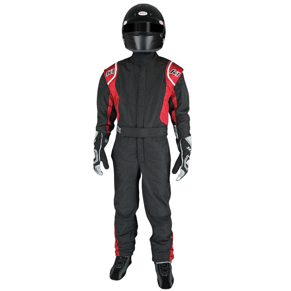 K1 RaceGear 20-PRY-NR-XS Suit Precision II X- Small Black/Red K1 RaceGear 20-PRY-NR-XS