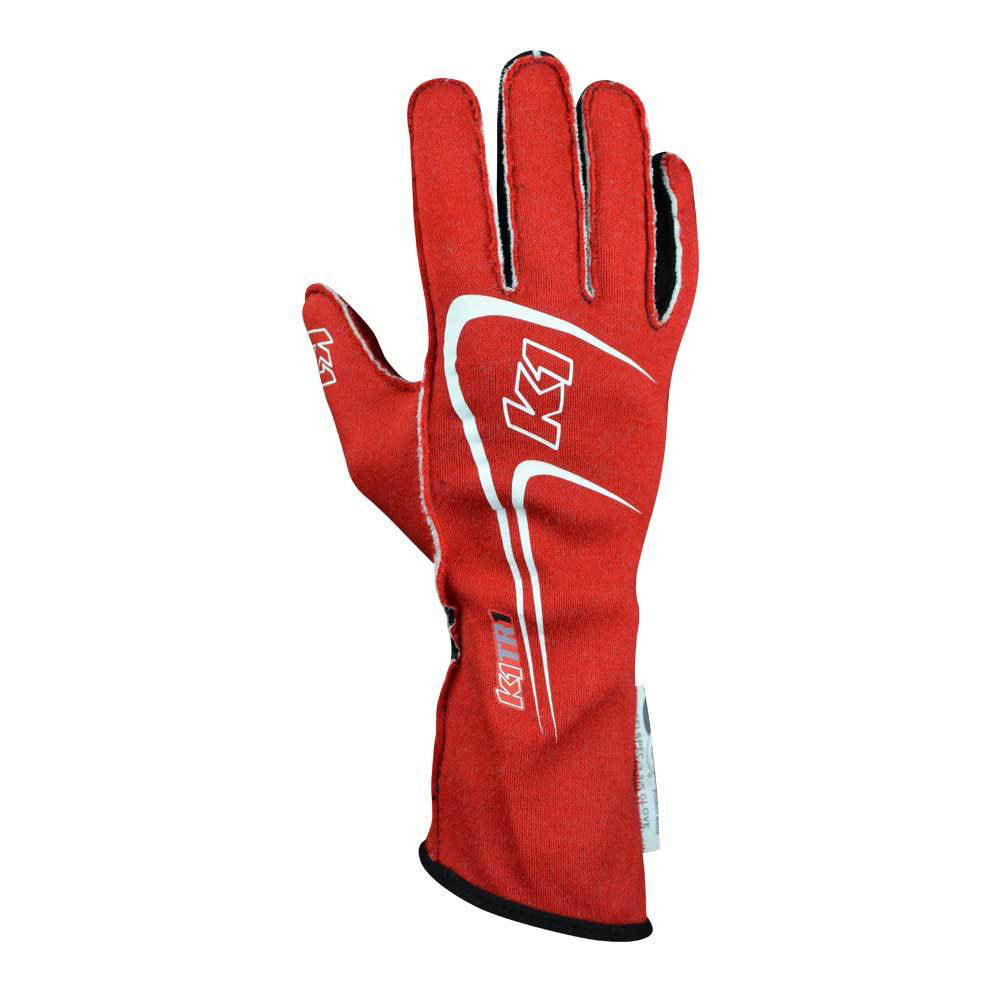 K1 RaceGear 23-TR1-R-4XS Glove Track 1 Red 4X- Small Youth K1 RaceGear 23-TR1-R-4XS