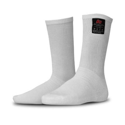 K1 RaceGear 26-NSO-W-LXL Socks Nomex K1 White Large/X-Large K1 RaceGear 26-NSO-W-LXL