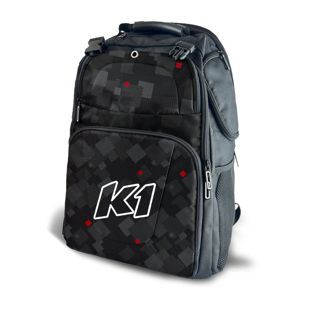 K1 RaceGear 33-QUE-NR Backpack Quest Lifestyle Black  Red  Grey K1 RaceGear 33-QUE-NR
