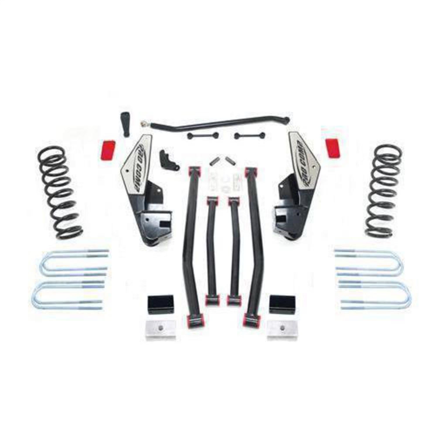 Pro Comp Suspension K2074BP Stage I Lift Kit; 6 in. Lift; Front And Rear Pro Runner; Long Arm Kit; Pro Comp Suspension K2074BP