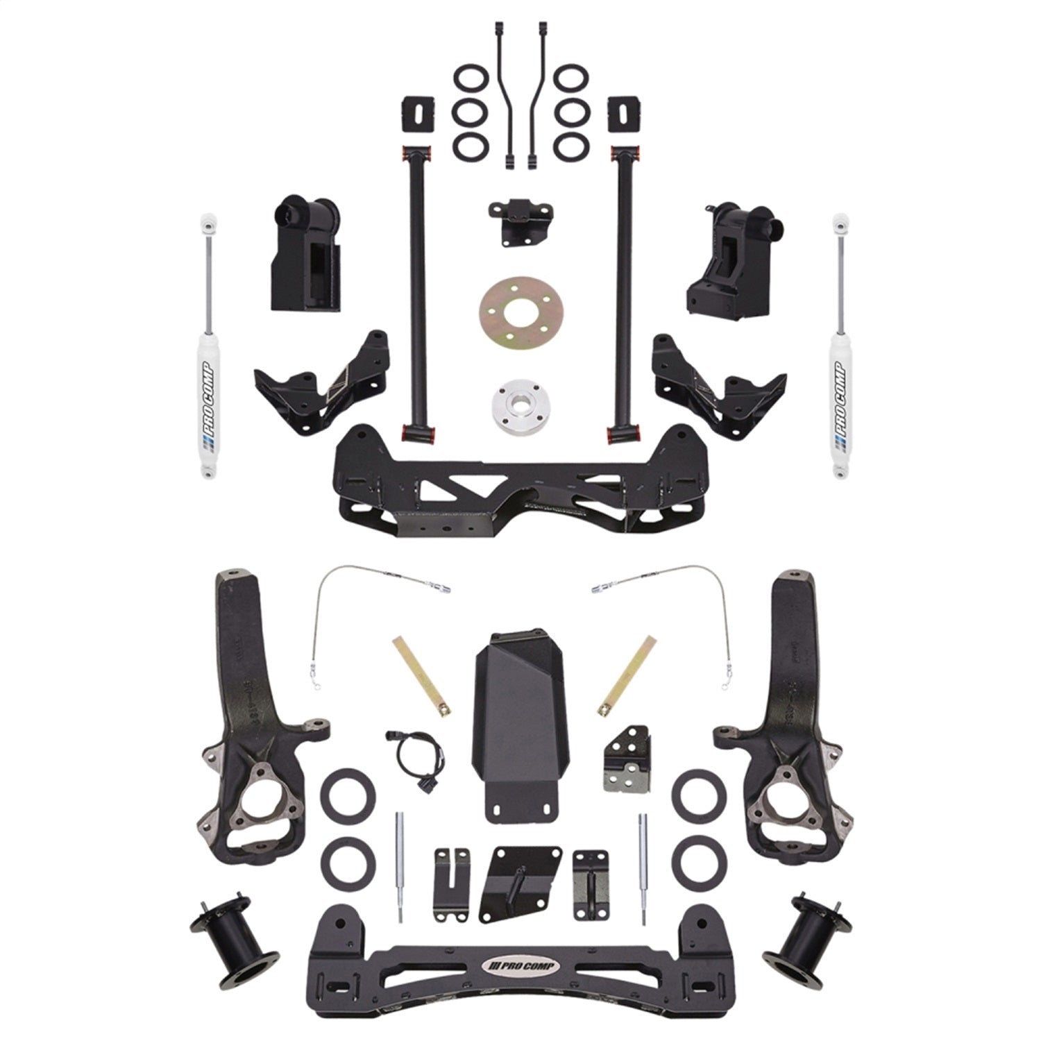 Pro Comp Suspension K2084B Stage I Lift Kit; 6 in. Lift; Front And Rear ES9000; Pro Comp Suspension K2084B