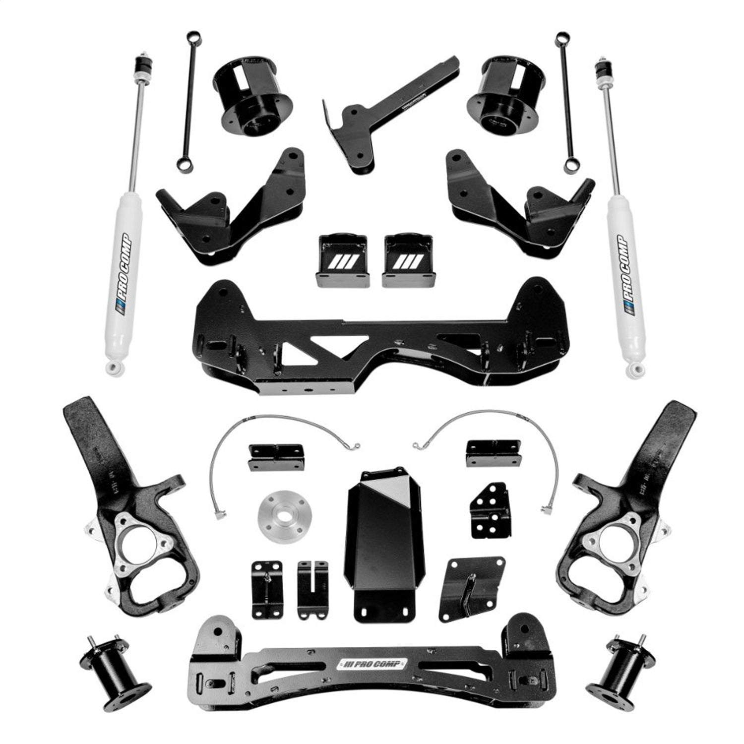 Pro Comp Suspension K2103B Stage I Lift Kit; 6 in. Lift; Incl. ES9000 Shocks; Pro Comp Suspension K2103B