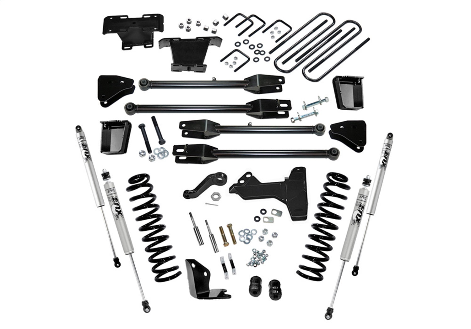 Superlift K231F 6in. Lift Kit w/FOX Shocks-05-07 F250/350 4WD Diesel w/4-Link Arms Superlift K231F