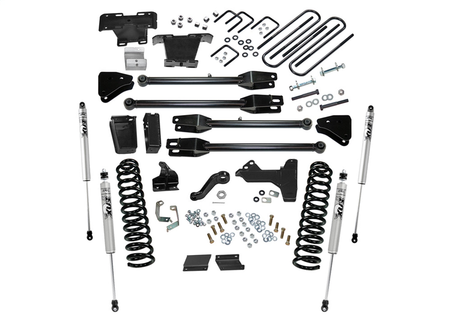 Superlift K237F 6in. Lift Kit w/FOX Shocks-11-16 F250/350 4WD Diesel w/4-Link Arms Superlift K237F