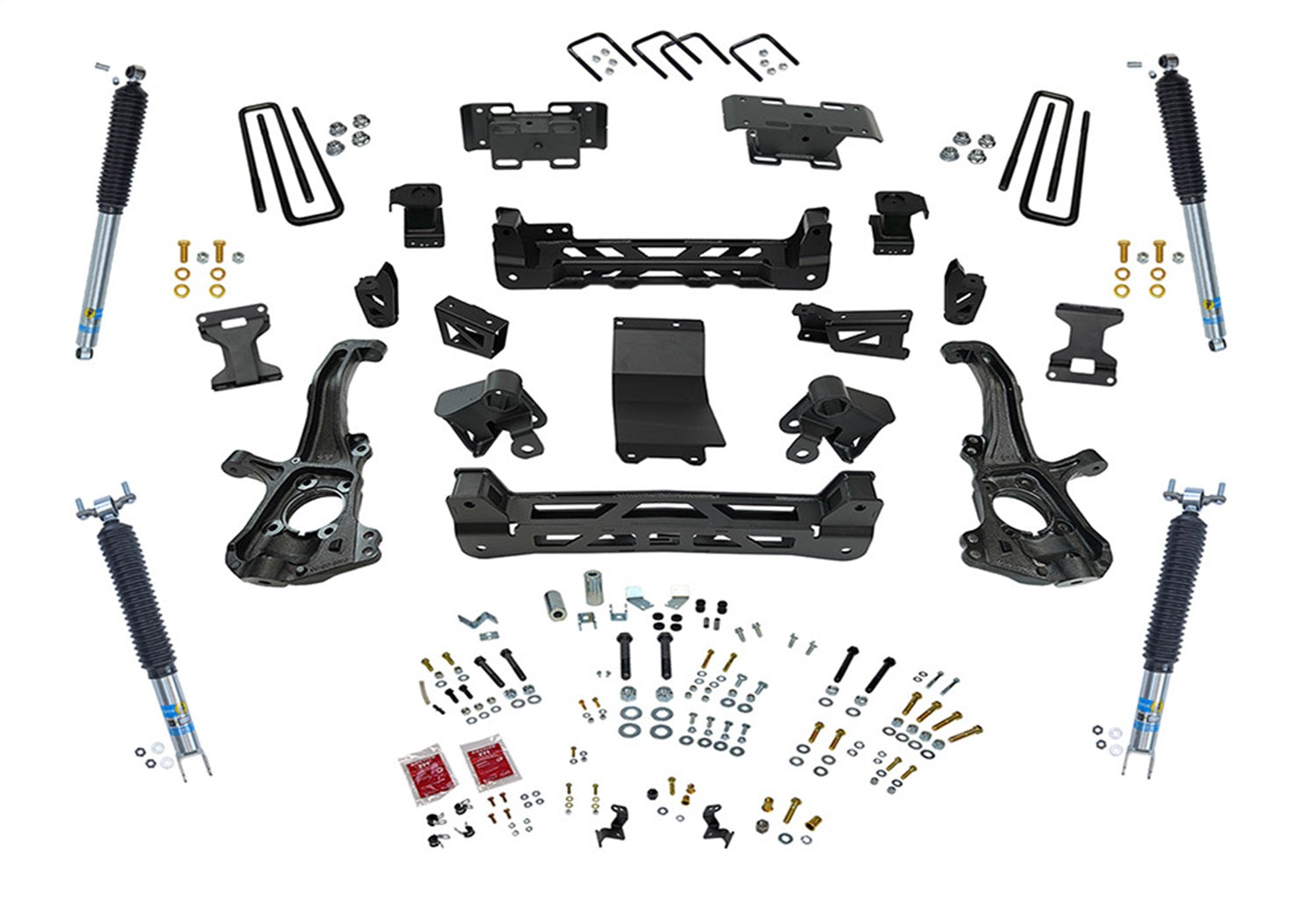 Superlift K255B 6in. Lift Kit-20-22 Silv/Sierra 2500/3500HD 4WD-Knuckle Kit w/Bilstein Shocks Superlift K255B
