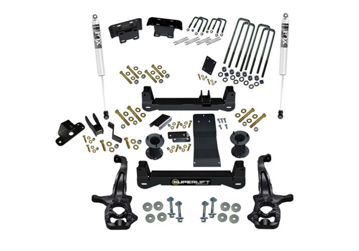 Superlift K299F 4in. Lift Kit w/FOX Shocks-19(NewBody)-22 Silv/Sierra 1500 4WD-Trailboss/AT4 Superlift K299F