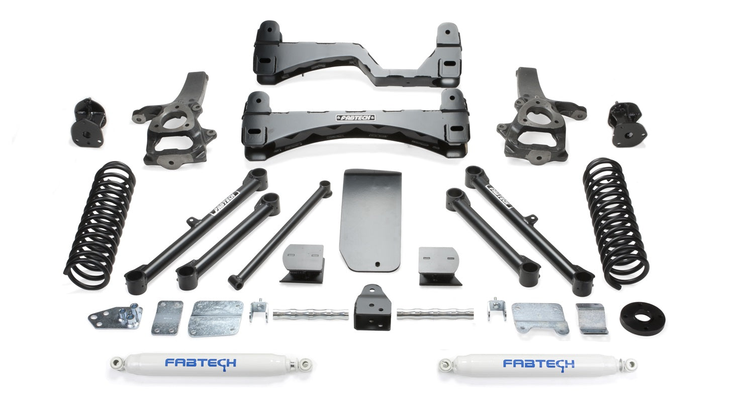 Fabtech K3055 Basic Lift System w/Shocks; w/Performance Shocks; 6 in. Lift; Fabtech K3055