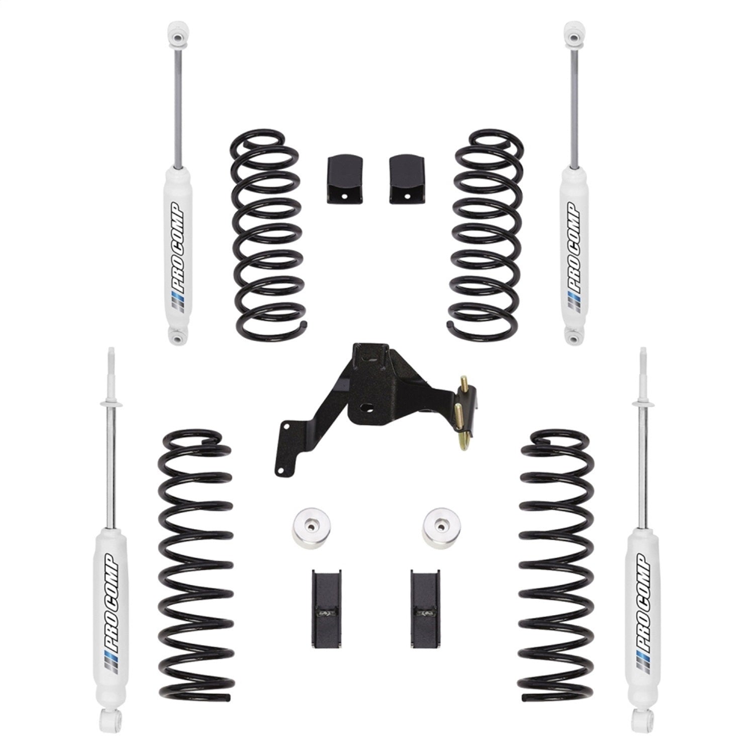Pro Comp Suspension K3099B Lift Kit; 2.5 in. Lift; Incl. Front And Rear Coil Springs/ES9000 Shocks; Pro Comp Suspension K3099B