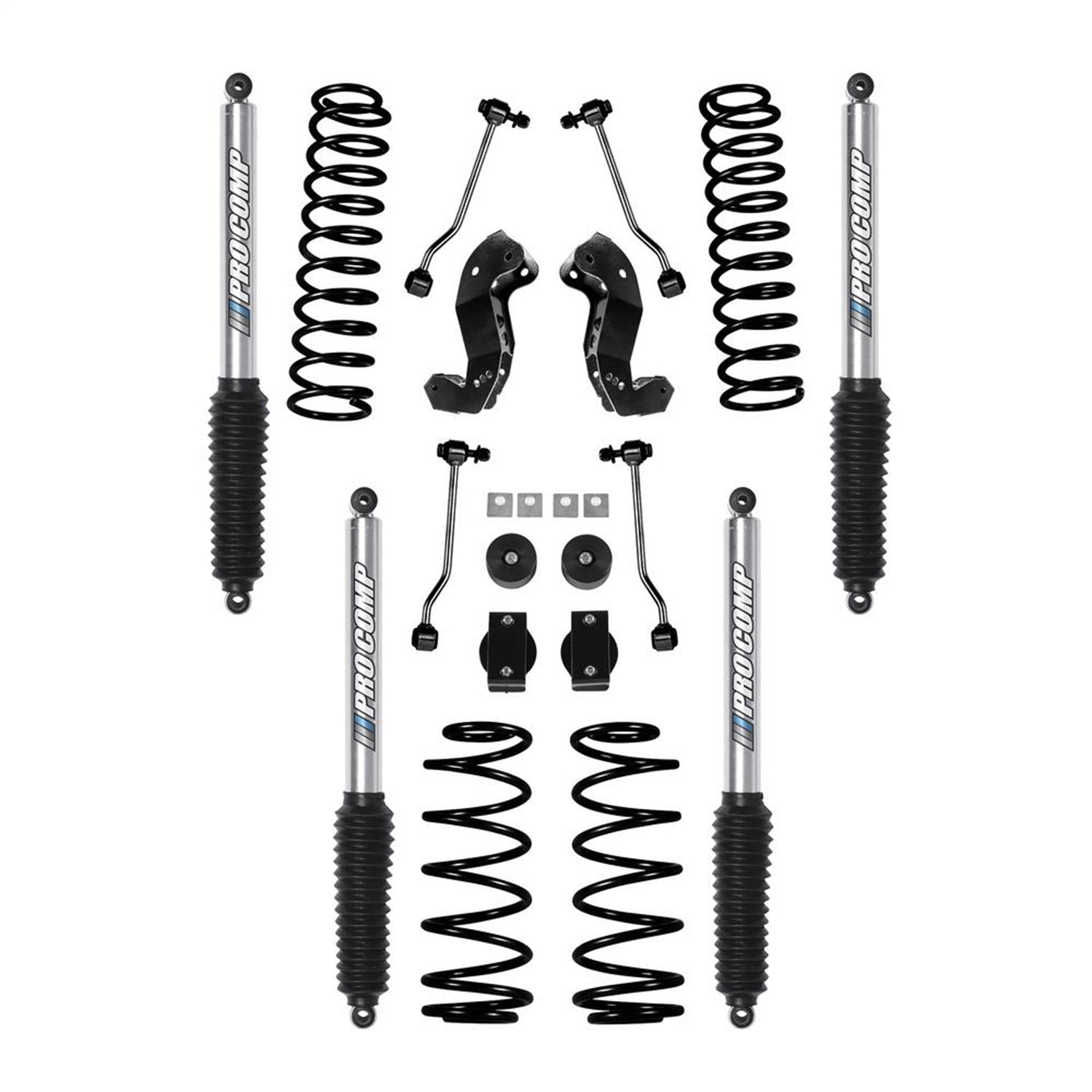Pro Comp Suspension K3111BP Lift Kit; Pro Comp JL 2.5 in.; Short Arm; w/ Pro Runner Shocks; Pro Comp Suspension K3111BP