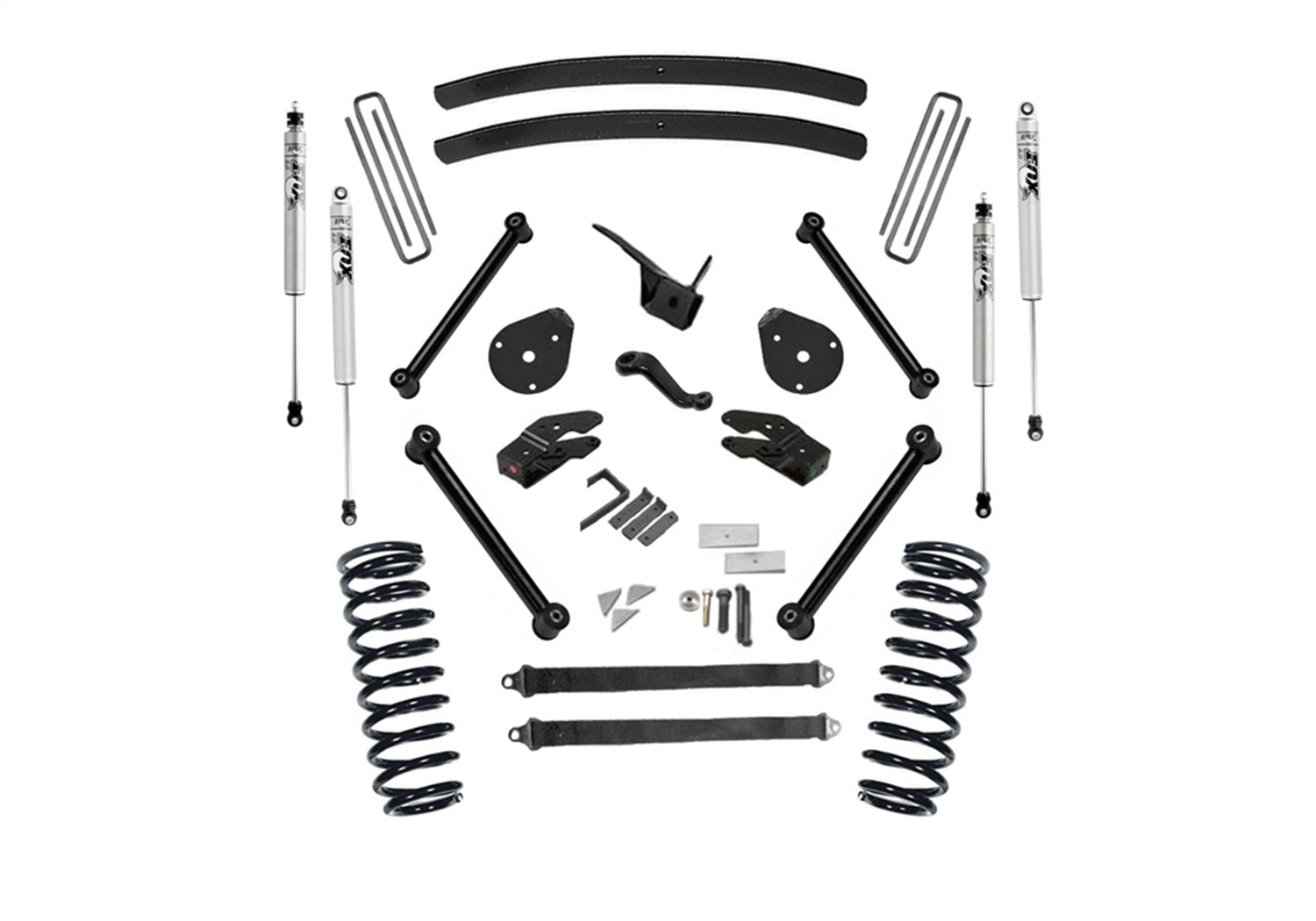 Superlift K334F 5in. Lift Kit w/FOX Shocks-94-99 Ram 2500/3500 4WD Diesel Superlift K334F