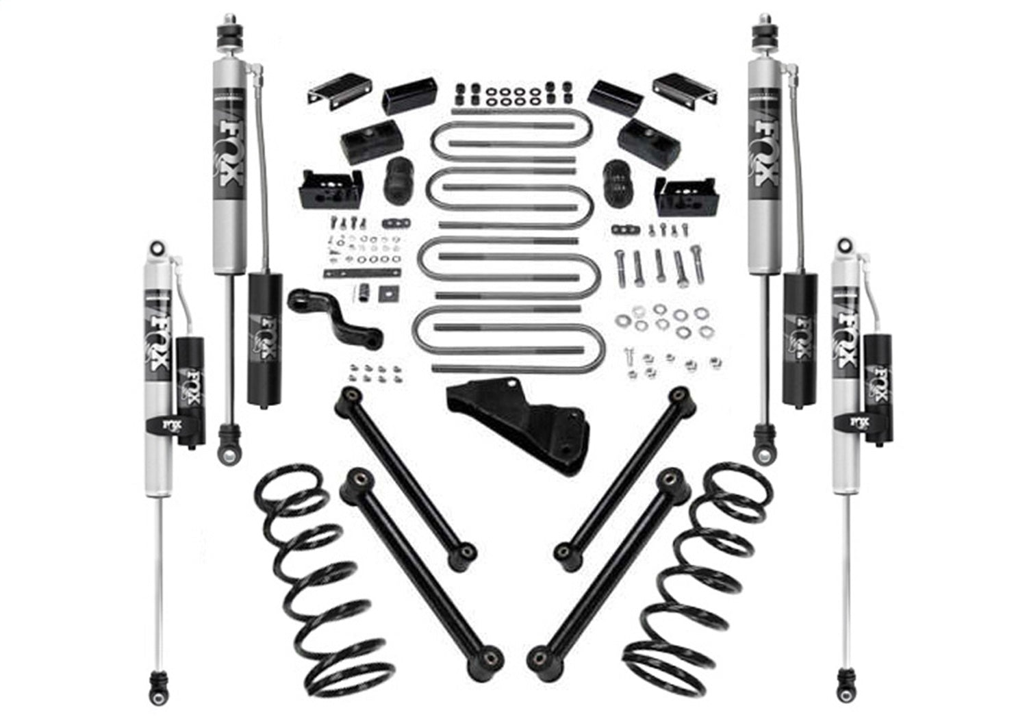 Superlift K336FX 5in. Lift Kit w/FOX 2.0 Reservoir Shocks-00-02 Ram 2500/3500 4WD Diesel Superlift K336FX
