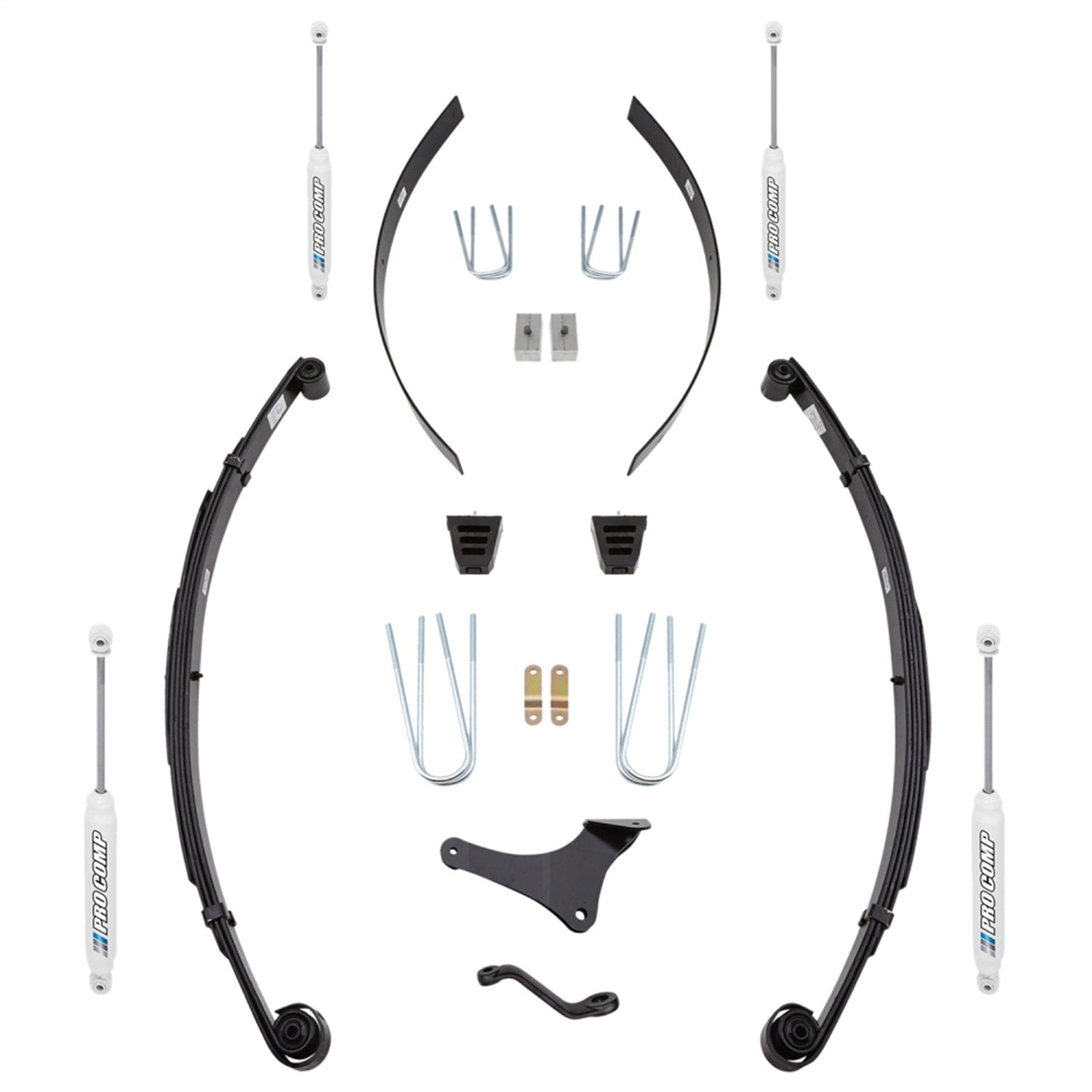 Pro Comp Suspension K4021B Stage I Lift Kit; 6 in. Lift; Front And Rear ES9000; Pro Comp Suspension K4021B