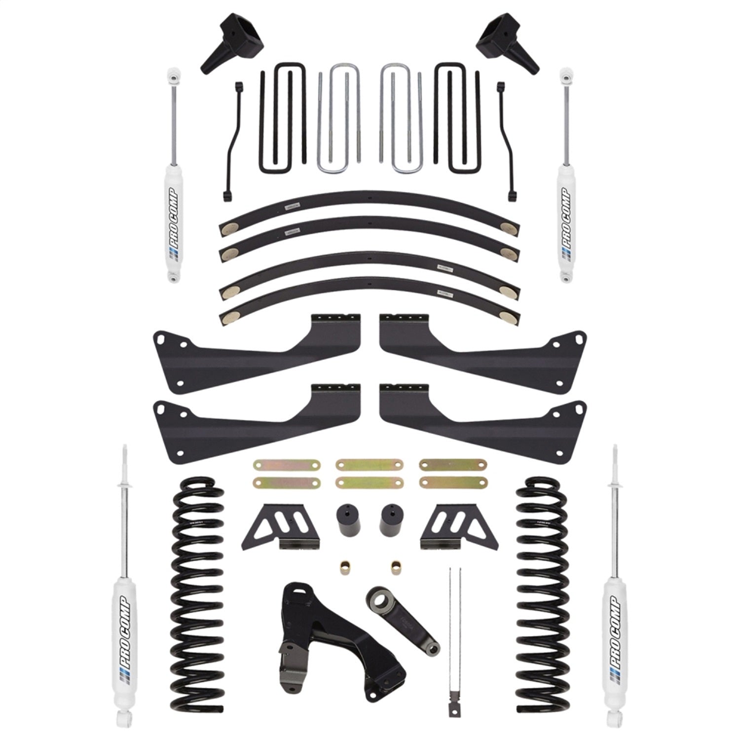 Pro Comp Suspension K4177B Stage I Lift Kit; 6 in. Lift; Front And Rear ES9000; Pro Comp Suspension K4177B