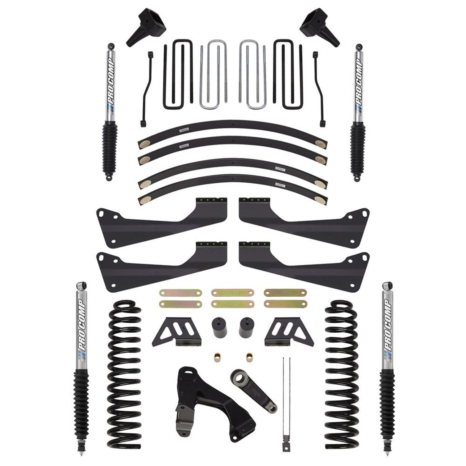 Pro Comp Suspension K4178BP Stage II Lift Kit; 6 in. Lift; Front And Rear Pro Runner; Pro Comp Suspension K4178BP