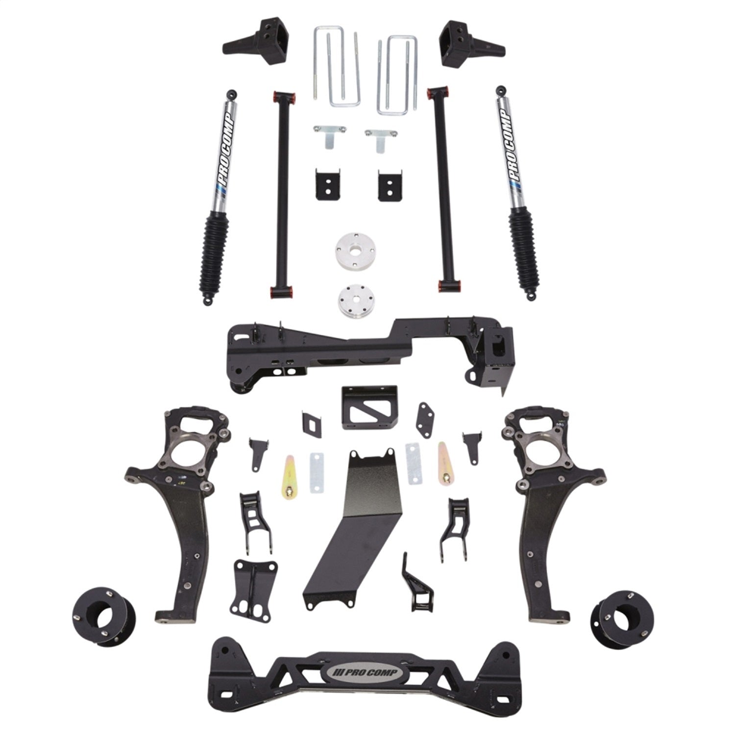 Pro Comp Suspension K4189BP Stage I Lift Kit; 6 in. Lift; Front And Rear Pro Runner; Pro Comp Suspension K4189BP