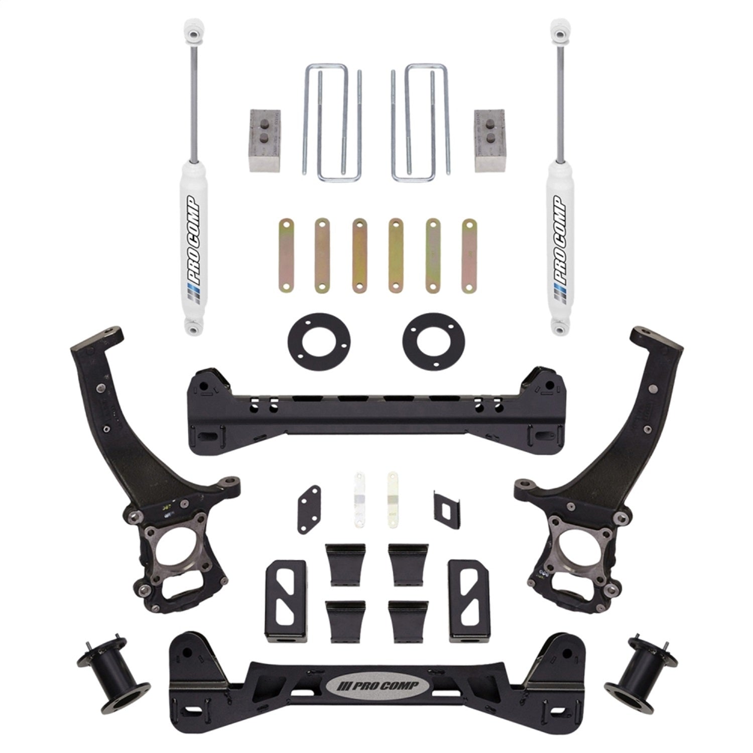 Pro Comp Suspension K4190B Stage I Lift Kit; 6 in. Lift; Front And Rear ES9000; Pro Comp Suspension K4190B