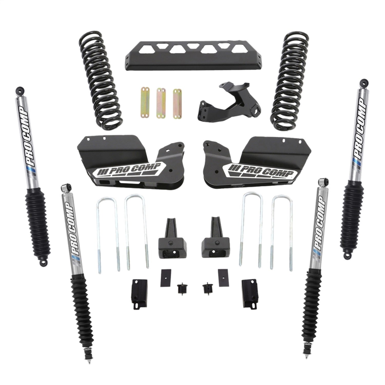 Pro Comp Suspension K4201BP Stage I Lift Kit; 4 in. Lift; Front And Rear Pro Runner Shocks; Pro Comp Suspension K4201BP