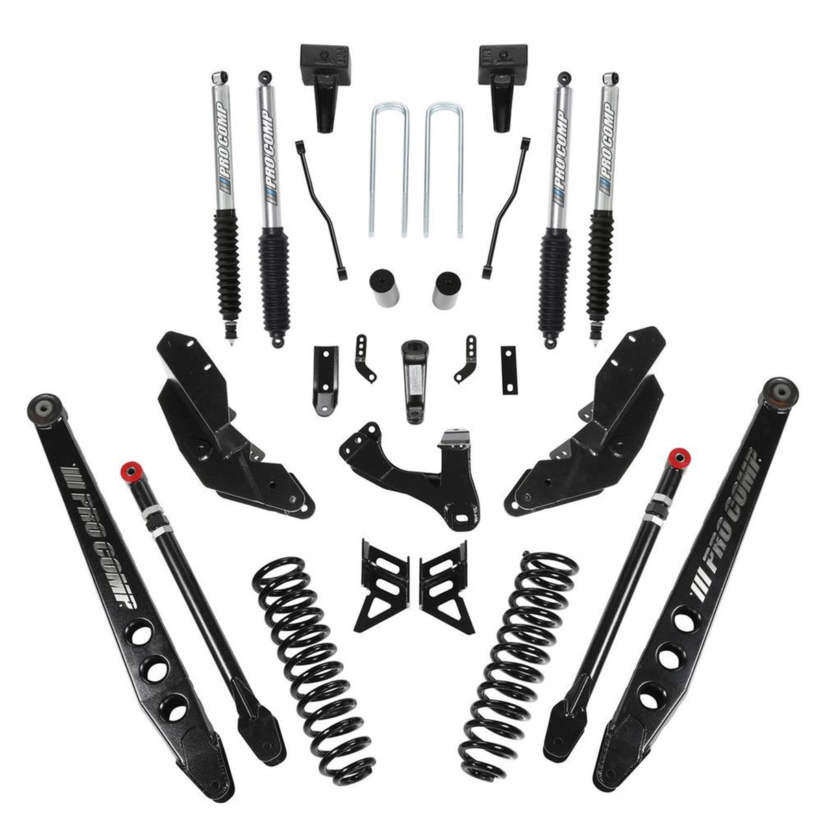 Pro Comp Suspension K4214BP Stage III 4-Link Suspension System Pro Com ...