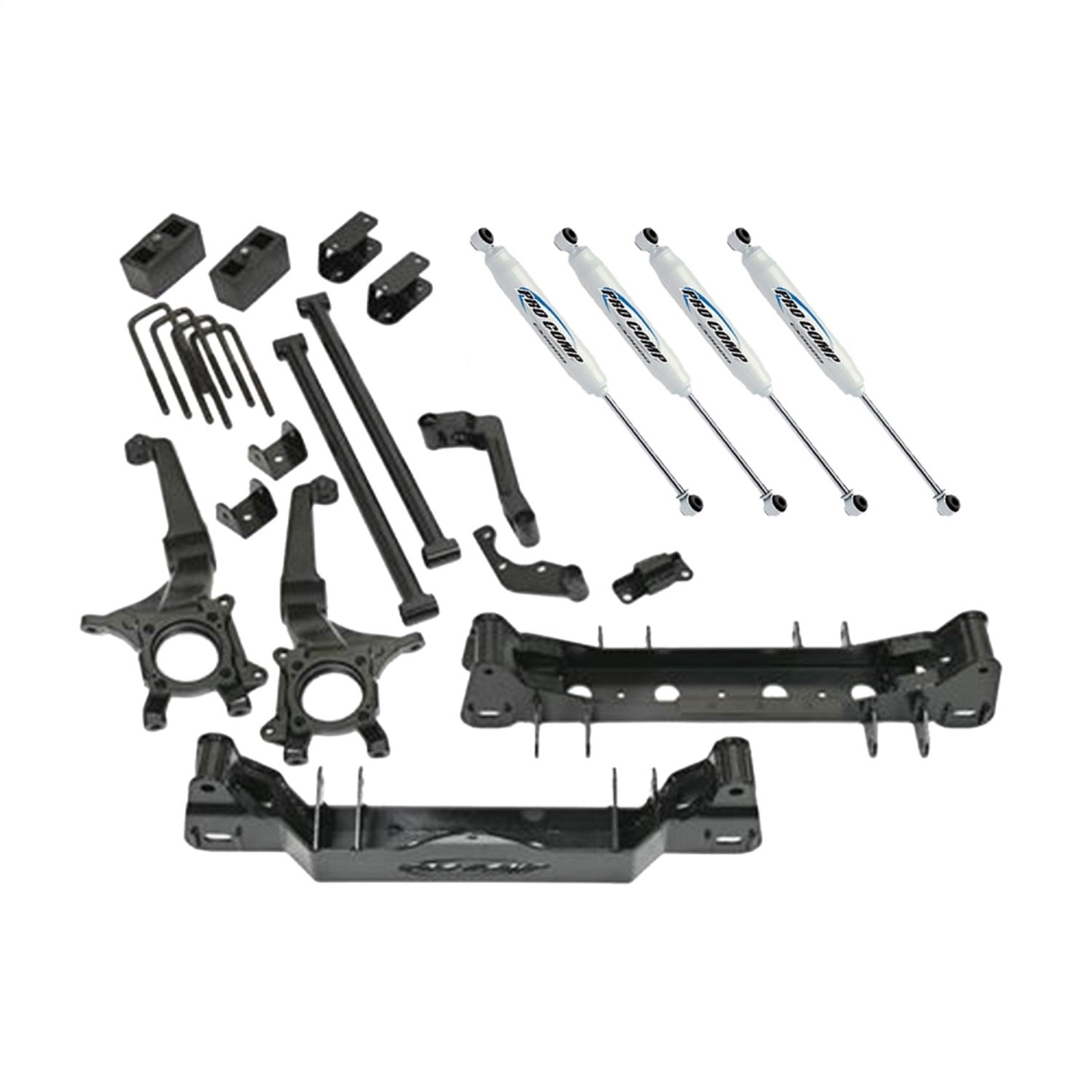 Pro Comp Suspension K5067B Stage I Lift Kit; 6 in. Lift; Front Strut Spacer And Rear ES9000; Pro Comp Suspension K5067B