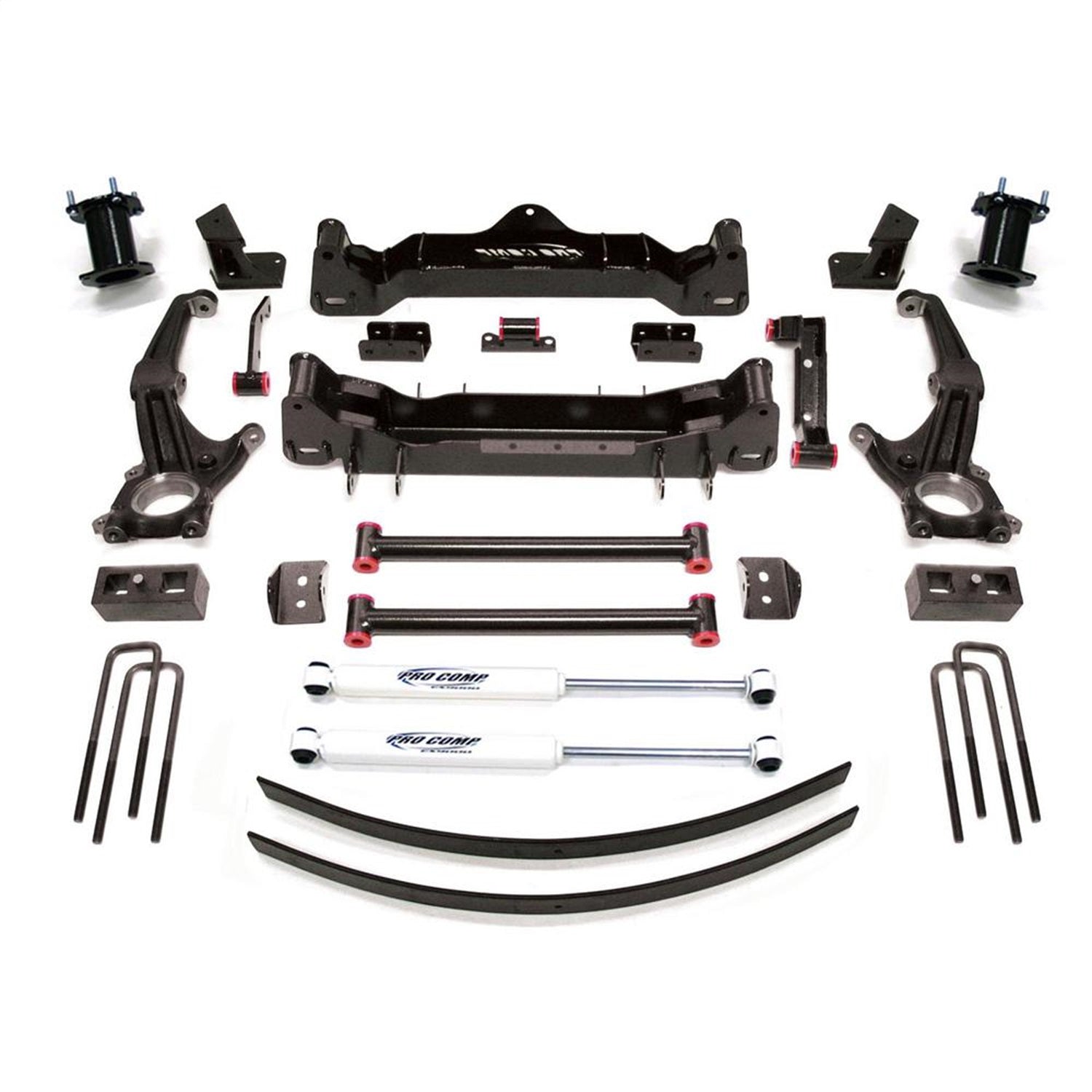Pro Comp Suspension K5073B Stage I Lift Kit; 6 in. Lift; Front Strut Spacer And Rear ES9000; Pro Comp Suspension K5073B