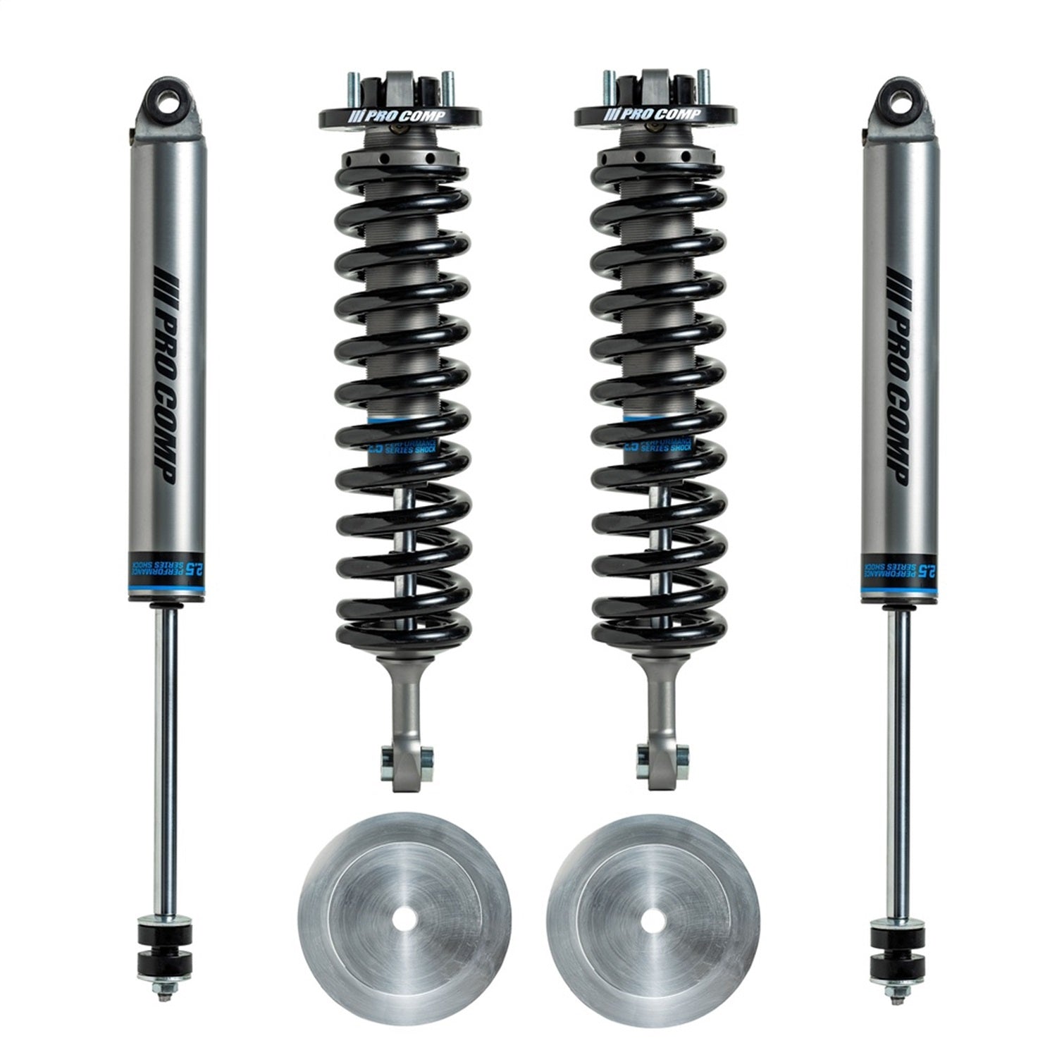 Pro Comp Suspension K5102BX Lift Kit; 2-5 in. Lift; w/PRO-VST Coilovers And Shocks; Pro Comp Suspension K5102BX