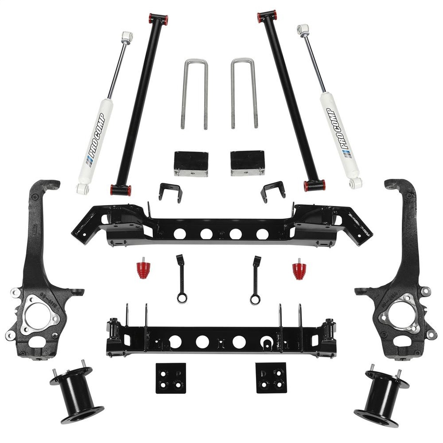 Pro Comp Suspension K6006B Lift Kit; 6 in. Lift; Front Sway Bar Spacer; Rear ES900 Shocks; Pro Comp Suspension K6006B