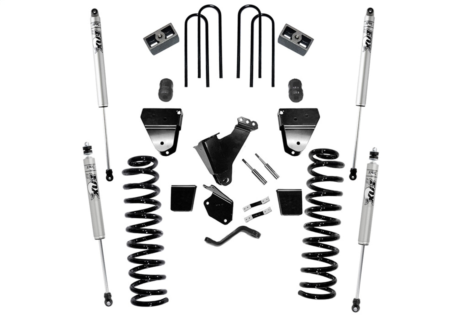 Superlift K806F 6in. Lift Kit w/FOX Shocks-05-07 F250/350 4WD Dsl w/o 4Link Arms w/o RadiusArms Superlift K806F